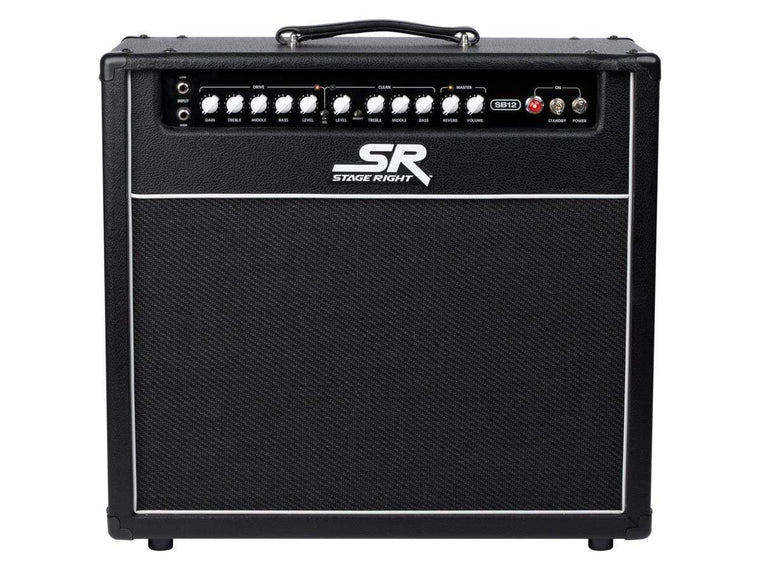 Stage Right by Monoprice SB12 50-Watt All-Tube Guitar Amp Combo with 2-Channel Controls, 1×12 Speaker and Reverb